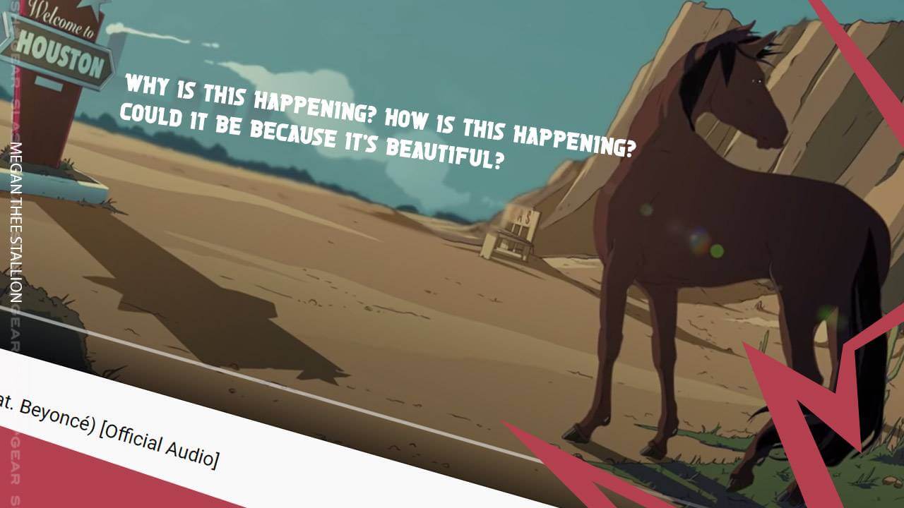 Potongan video klip berisi lirik dari “Savage” versi remix